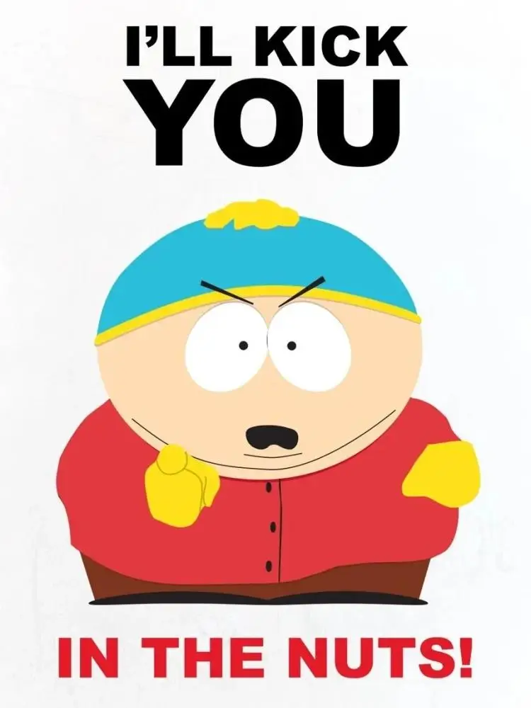 Adorable Cartoon Eric Cartman Poster Wall Art Canvas Modern Decor for Family Bedroom Perfect for South Park Fans