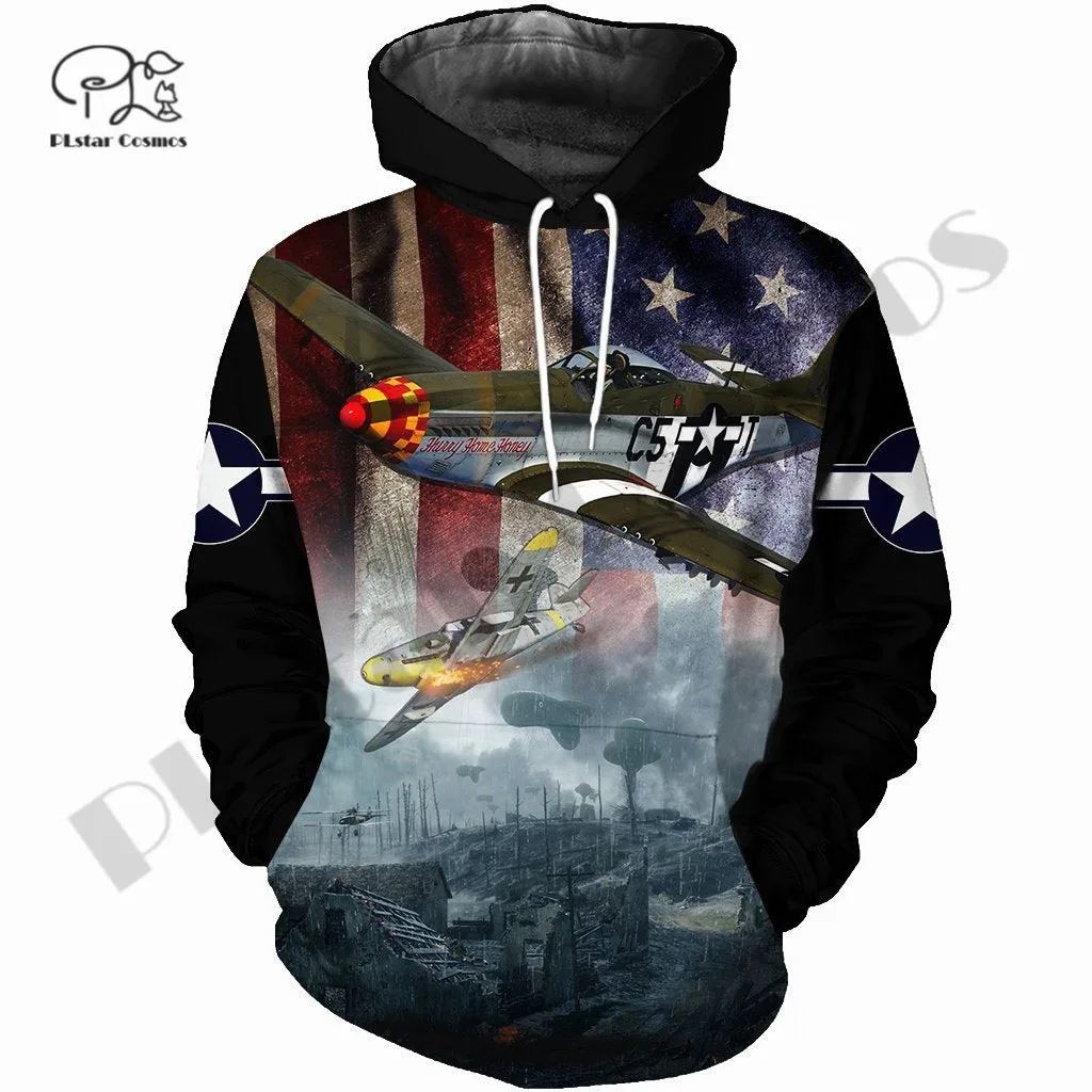 PLstar Cosmos 3DPrinted Newest Aircraft Airplane Art Unique Funny Hrajuku Streetwear Unisex Casual Hoodies/Zip/Sweatshirt Style1