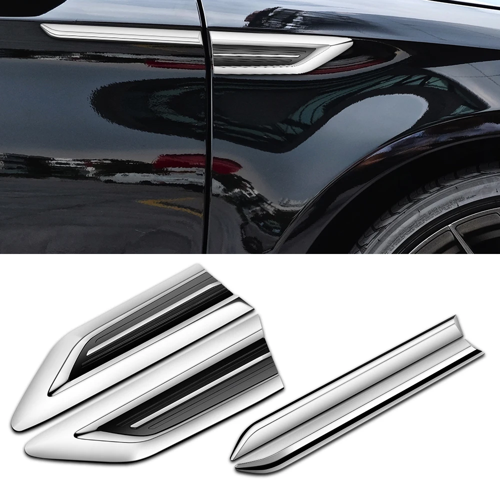 

4pcs Car Displacement Side Fender Badge Sticker Car Tuning For VW Body Side Emblem Sticker