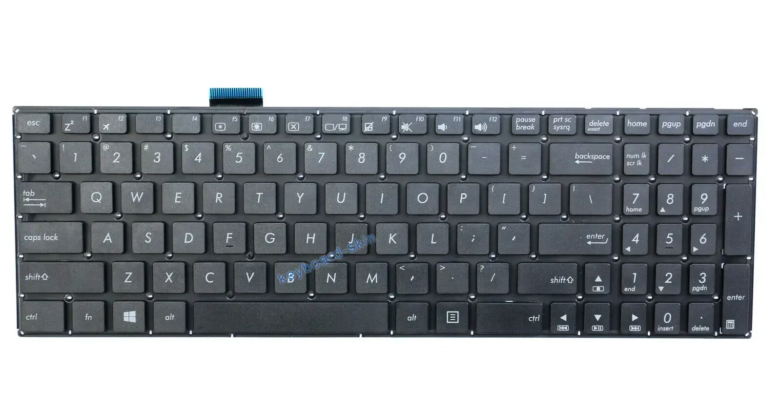 New US No-backlit without frame keyboard For Asus E502 E502M E502MA E502S E502SA E502N E502NA series laptop
