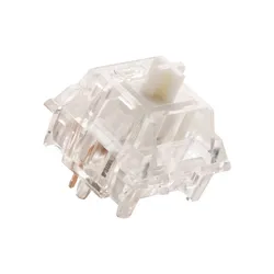 GAZZEW Boba U4 RGB Transparent Silent Switch V3 Tactile 65g 5 Pins Silimar to Silent Brown Switch Custom for Mechanical Keyboard