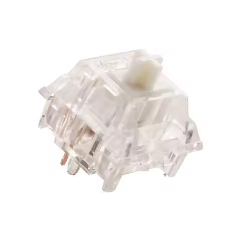 GAZZEW Boba U4 RGB Transparent Silent Switch V3 Tactile 65g 5 Pins Silimar to Silent Brown Switch Custom for Mechanical Keyboard