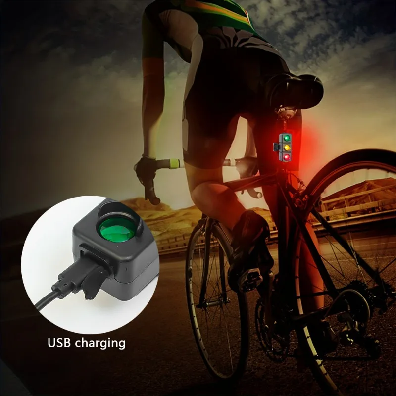 Bike Light Bicycle Taillight Mountain Cycling Multi Lighting Modes USB Rechargeable Led Bike Warning Lamp Flash Tail Rear Lights