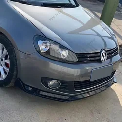 Carro dianteiro pára-choques Lip Spoiler, Splitter Body Kit, guarnição frente Lip Protector, apto para VW Golf MK6, TSI padrão, TDI, MPI, 2008-2013