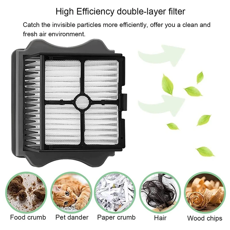 Filtre HEPA de rechange pour aspirateur Tineco Ifloor 3 et Ifloor One S3, support sans fil, pièces de rechange pour aspirateur sec, 6 pièces