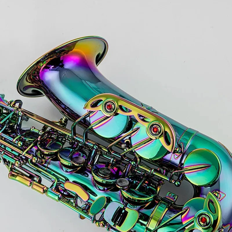 Fast shipping  High-quality Alto Saxophone SAS-R54, E Key, Colorful Finish, Made in France. Comes with Case & Accessories