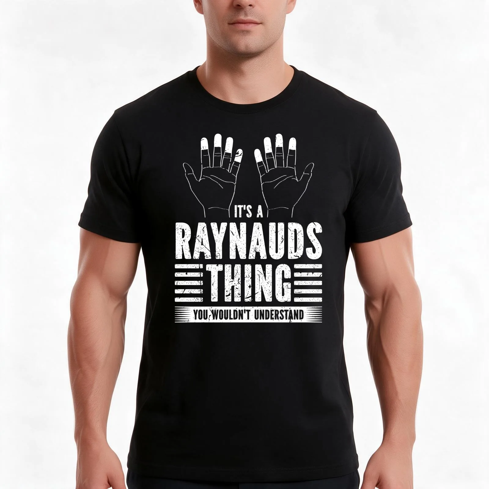 It's A Raynaud's Thing Raynaud's Syndrome Awareness T-Shirt, Summer Casual Cotton Tee, Oversized Streetwear Tops, 100% Cotton