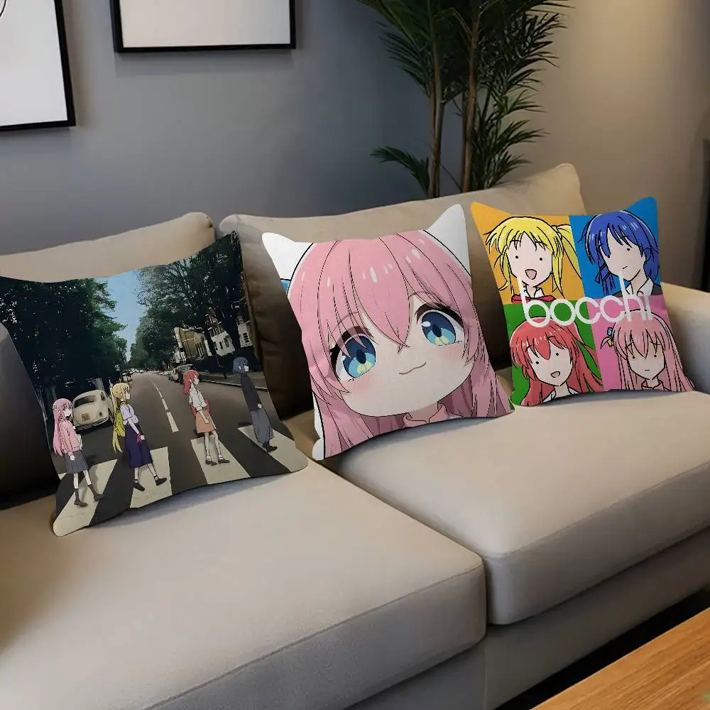 Bocchi The Rock Lucky Dragon pillow cover sofa cushion cover home room decoration children gift