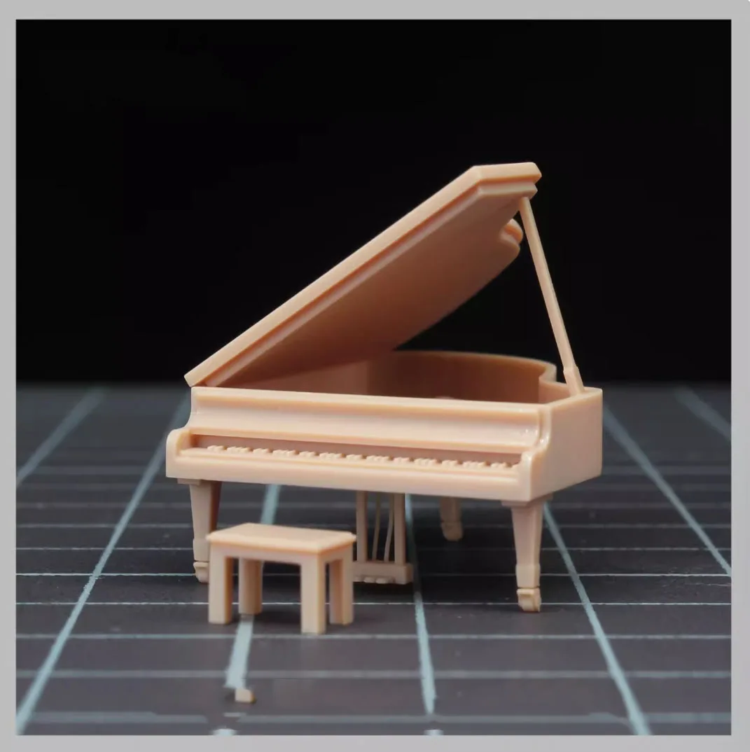 1/64 Scale Figure 1/43 Piano Mature Beauty Miniatures Figures Model For Micro Photography Collection Decoration DIY Hand Paintin