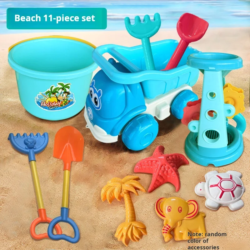 Beach Water Play Toys, Sand Shovels, Sand Tools, Sand Pits, Construction Vehicles, Hourglass Shovels, Buckets, And Sand Pit Sets