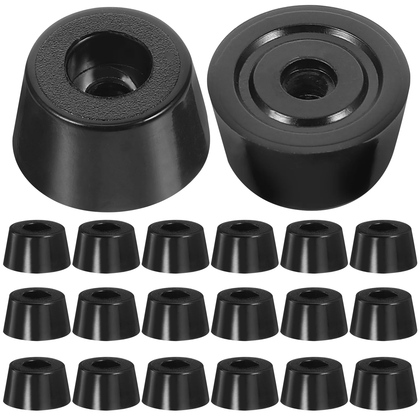 50 Pcs Furniture and Instruments Chairs Leveler Desk Fixed Feet Casters Metal Office