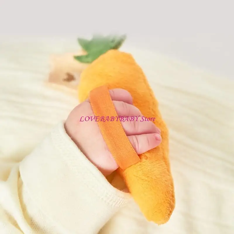 Baby Comforting Plush Toy Pacify Doll สำหรับการเติบโตทางอารมณ์และการเติบโตทางประสาทสัมผัส 4xbc