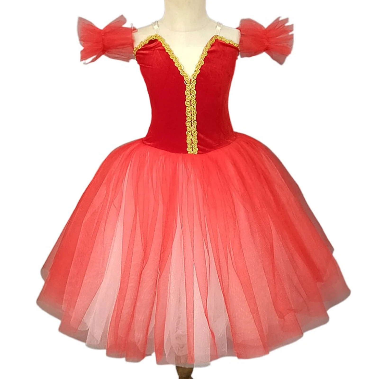 Kinderen Meisjes Ballet Zwaan Dans Wals Prestaties Kostuum Halloween Ballerina Cosplay Jurk Verjaardagsfeestje Prinses Tutu Jurk