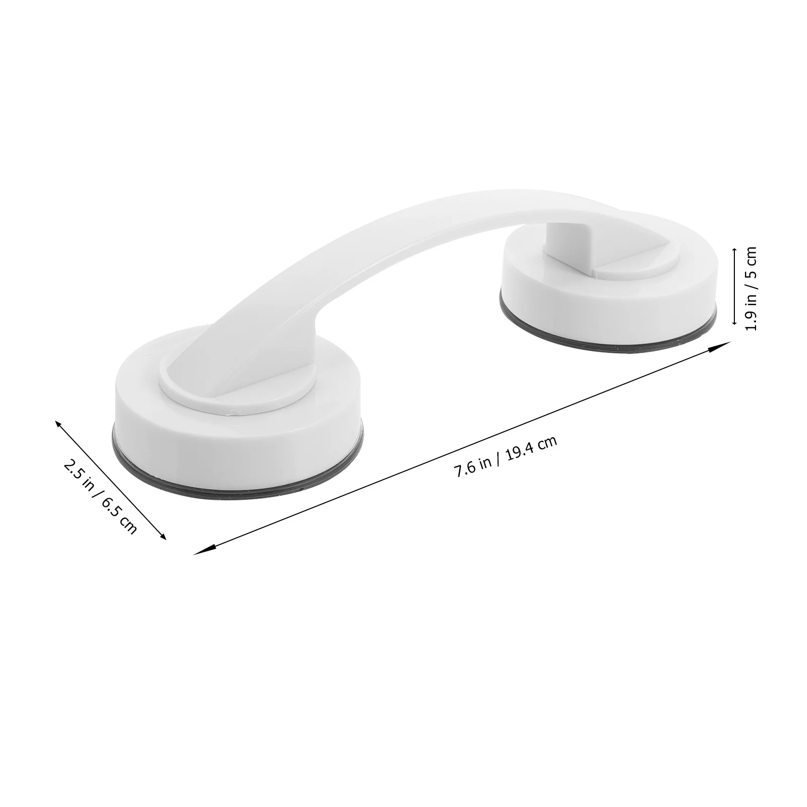 

Suction Cup Door Handle No Drill Installation for Bathroom Glass Shower Cabinet Refrigerator Sliding Door Pull Support Handle