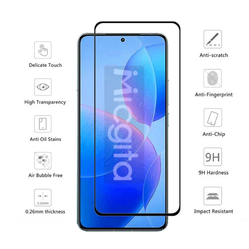 For Redmi K70pro K70E K70 Screen protector 9H Anti-Scratch F6 pro X6pro Front film For Redmi K70 Soft fiber Camera flm