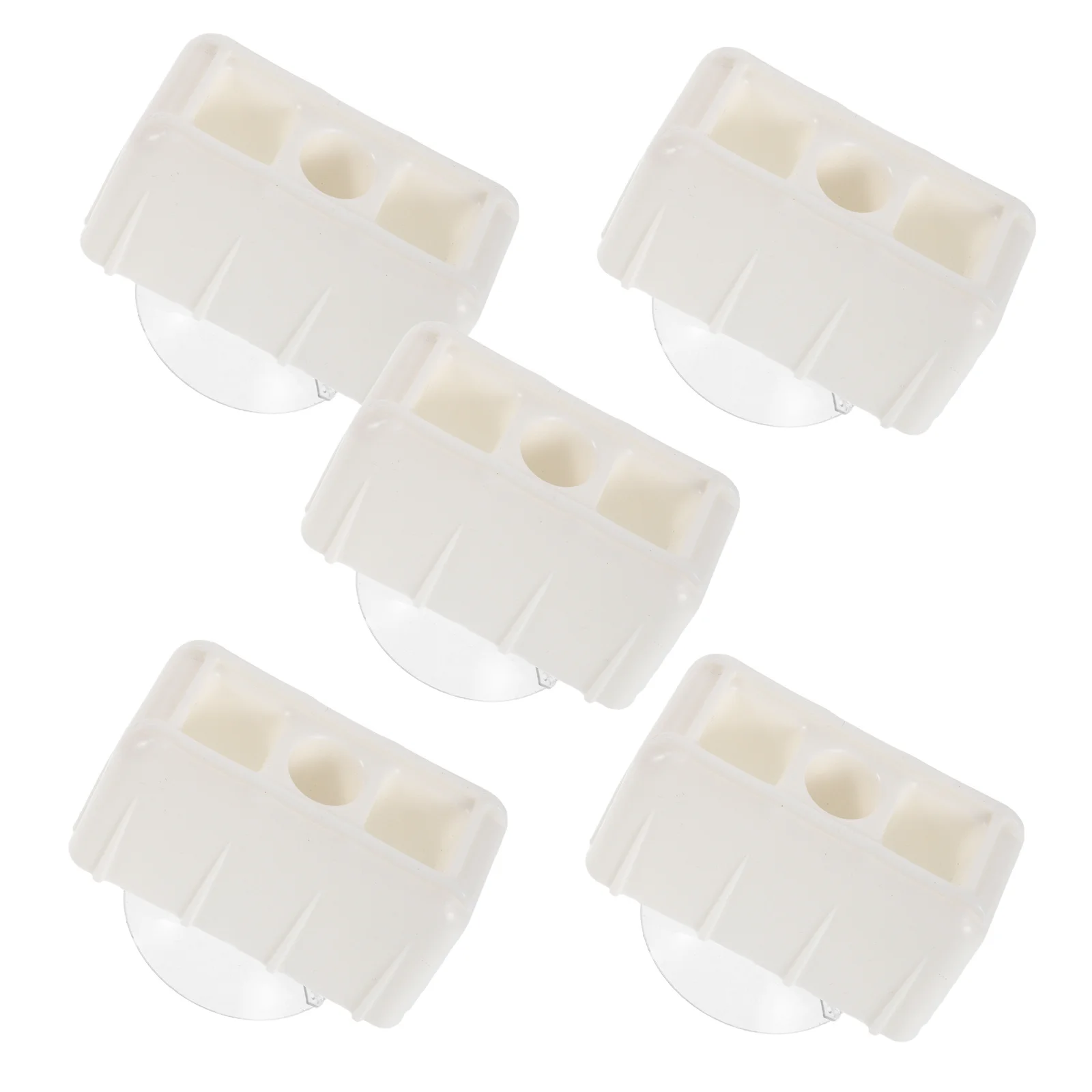 5 stuks boxbasisclips met zuigstabilisatoren voor kinderkamermeubilair, ondersteuning voor babypoort, kinderbeveiligingsaccessoires, kunststof