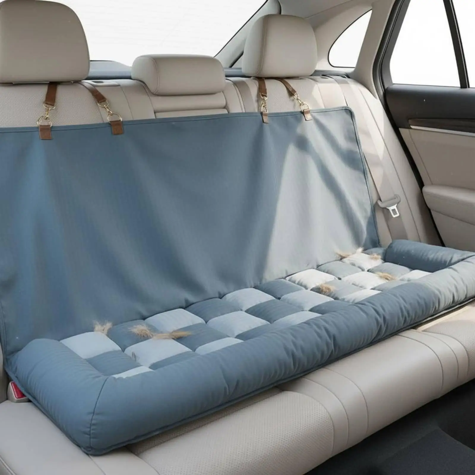 Car Back Seat Pet Bed Anti Dog Vehicle Portable Back Seat Pet Mat fit Dogs, Cats
