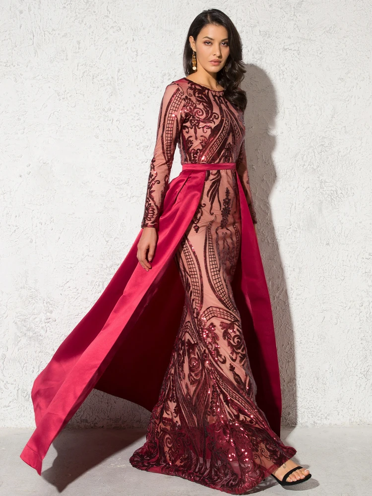 Burgundy Tie Up Skirt For Ball Gown Gold Green Black