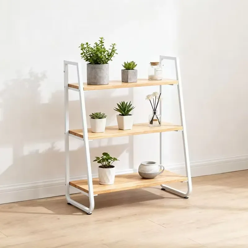 Multi Layer Wrought Iron Flower Pot Stand Eco Friendly Metal Carbon Steel Plant Display Rack for Home Garden Decoration Eco