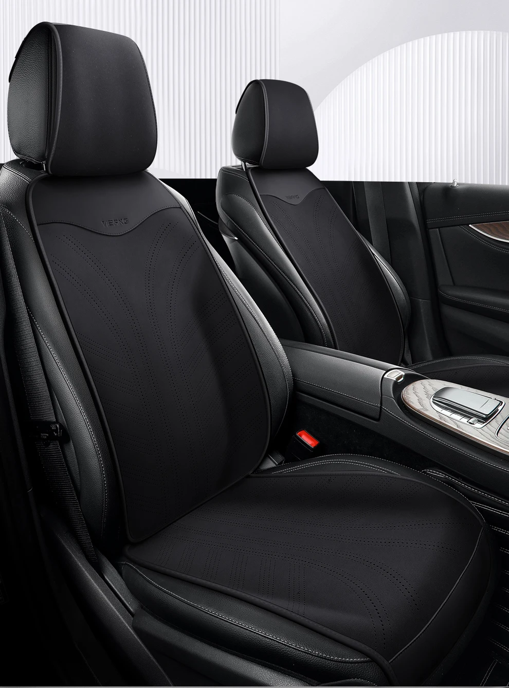 Leder-Autositzbezüge Luxus-Sitzpolster für BMW E60 X5 E70 E46 E36 Audi A4 B8 Golf 5 Opel Corsa d Cupra Formentor – Detail 26