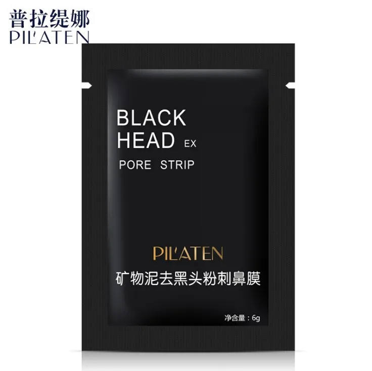 10pcs PILATEN nose clean mask blackhead remover facial minerals pore cleanser black head strip acne extractor face skin treatmen