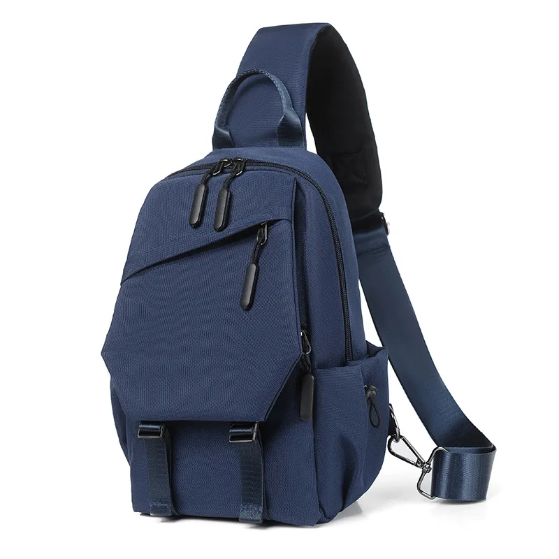 

New Men's Chest Bag, Casual Crossbody Bag, Water-resistant Multi-functional Single-shoulder Bag, Large-capacity Crossbody Bag
