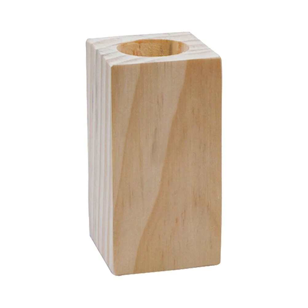 

Wood Holder Premium Natural Wood Hand-Cut Design for Home Decoration Table Centerpiece Decorative Stand