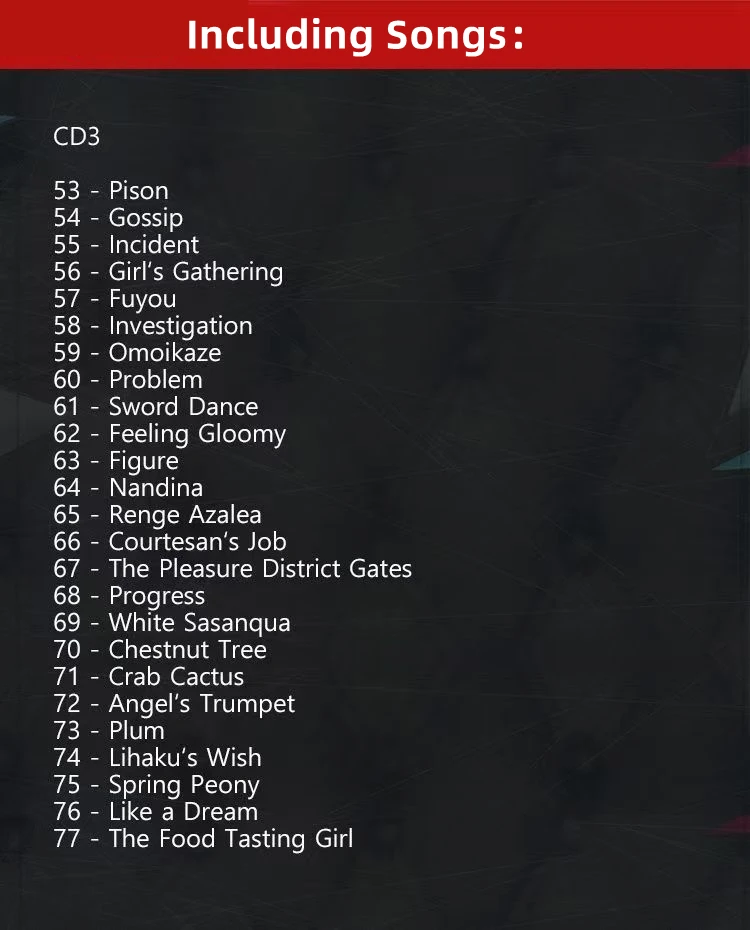 Anime The Apothecary Diaries Satoru Kosaki Música CD Maiores Hits OST Álbum 3pcs Gravação de Música Cosplay Walkman Carro Caixa de Trilha Sonora