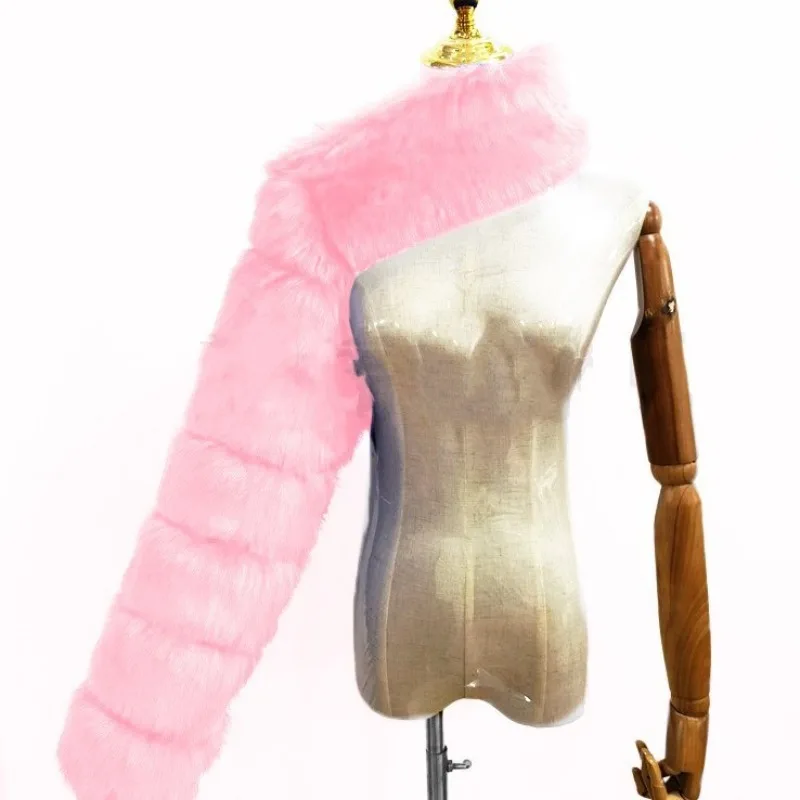 Fur jacket fox shawl European and  women's clothing imitation f wholesale three-dimensional pattern European and American style
