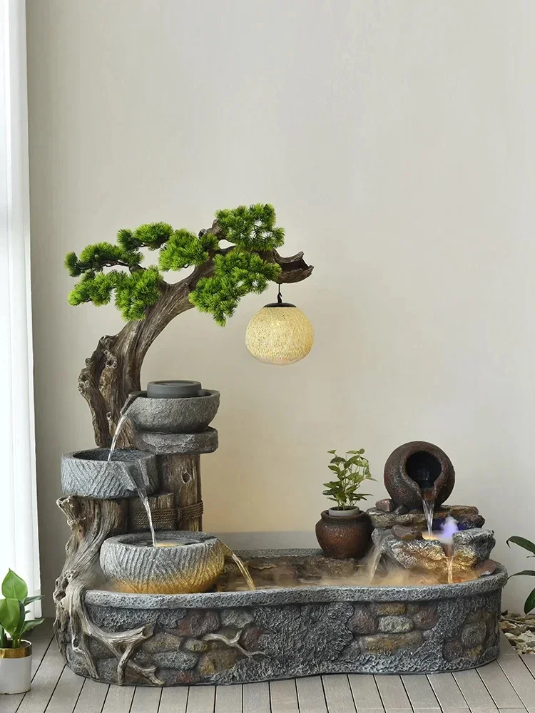 

Поток орнамента циркуляция фэн-шуй колесо рокарий фонтан балкон аквариум пруд открытый пейзаж макет двора