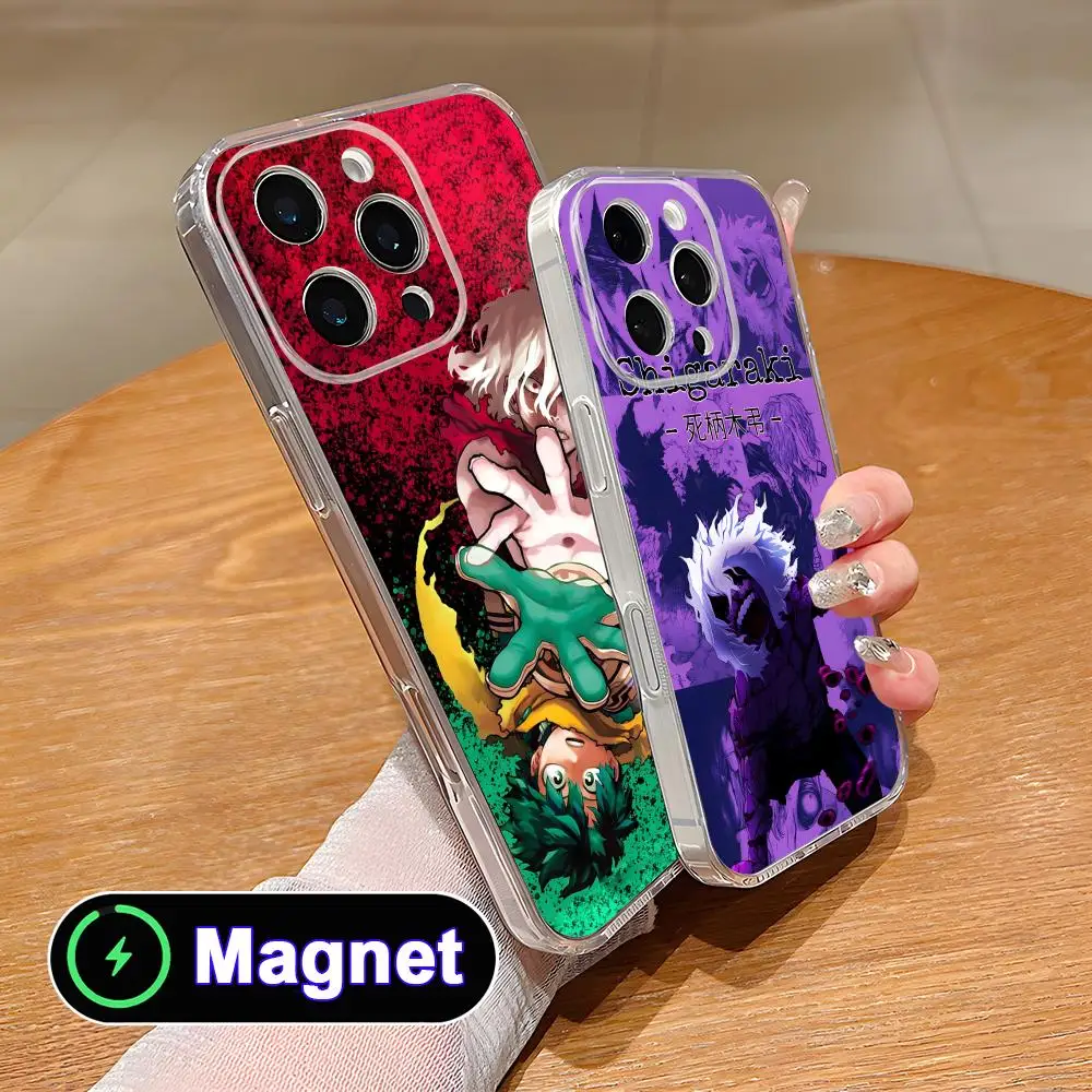 

MHA Tomura Shigaraki Phone Case for iPhone 17 16 15 14 13 12 11 Air Pro Max Plus Mini Soft TPU Clear Magnet Cover