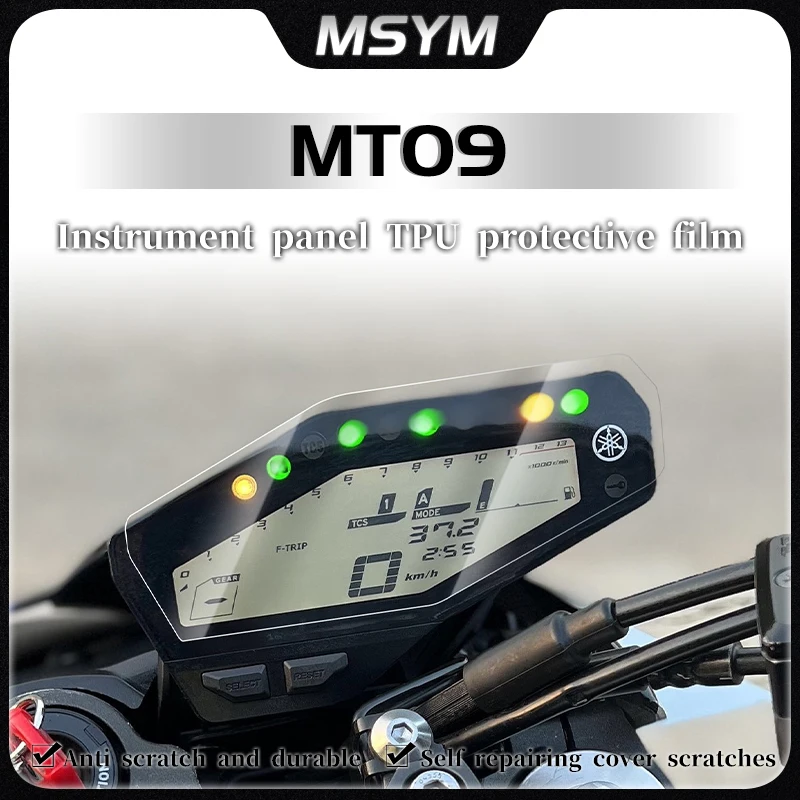 

For YAMAHA MT-09 FZ-09 MT09 FZ09 mt09 fz09 2013-2020 Motorcycle Accessories Cluster Scratch Protection Film Screen Protector