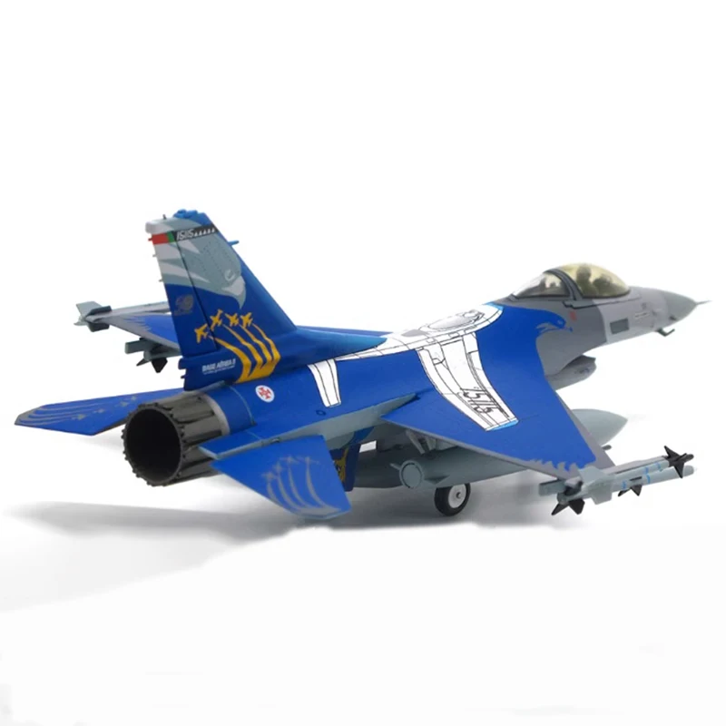 F16A Plane model Toy 1:72 Scale F-16A aircraft Portuguese Air Force Fighter Model Diecast Alloy Plane Aircraft Model Toy