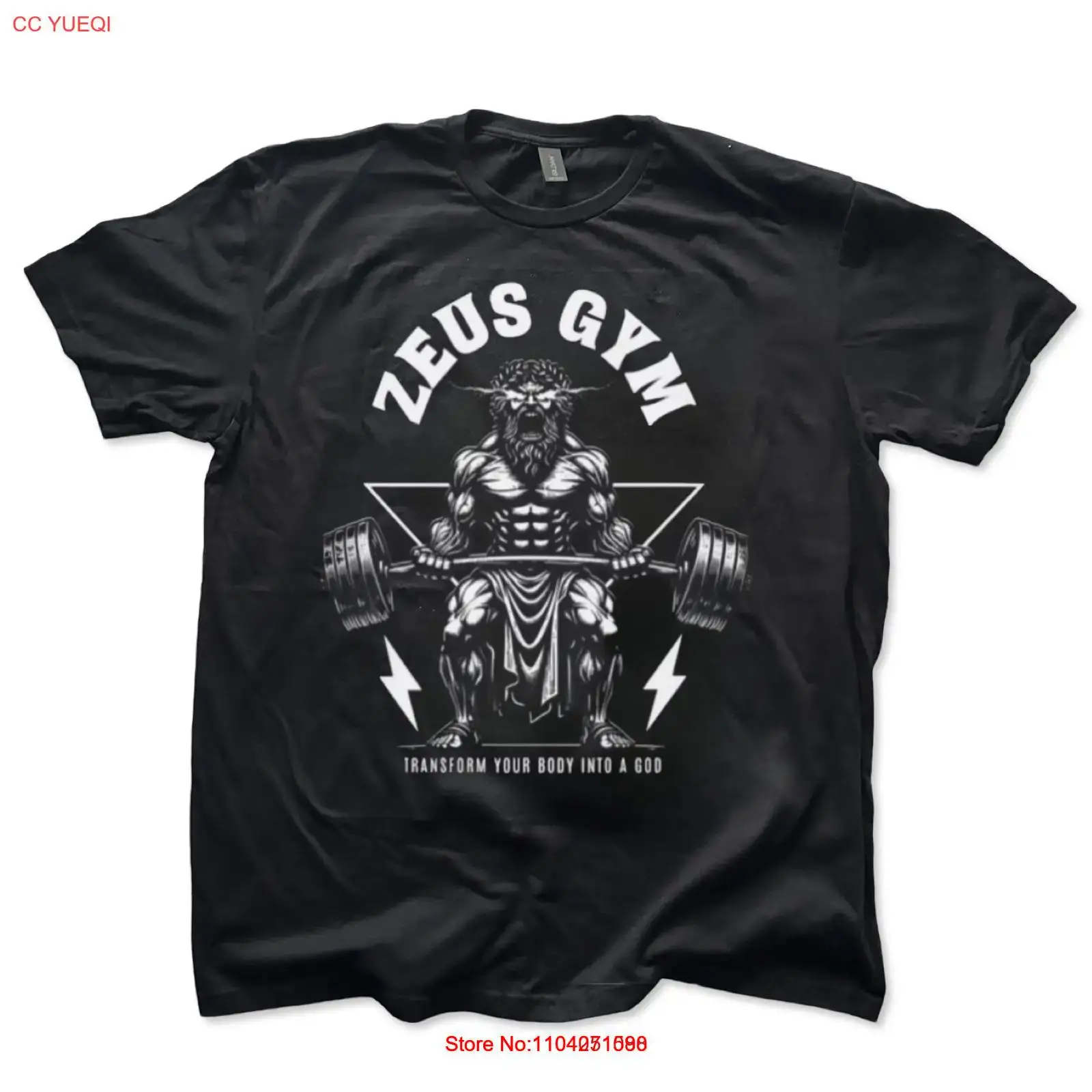 Zeus Gym Workout Shirt, Gym Shirt, Pump Cover Shirt, Mens Size S-3XL