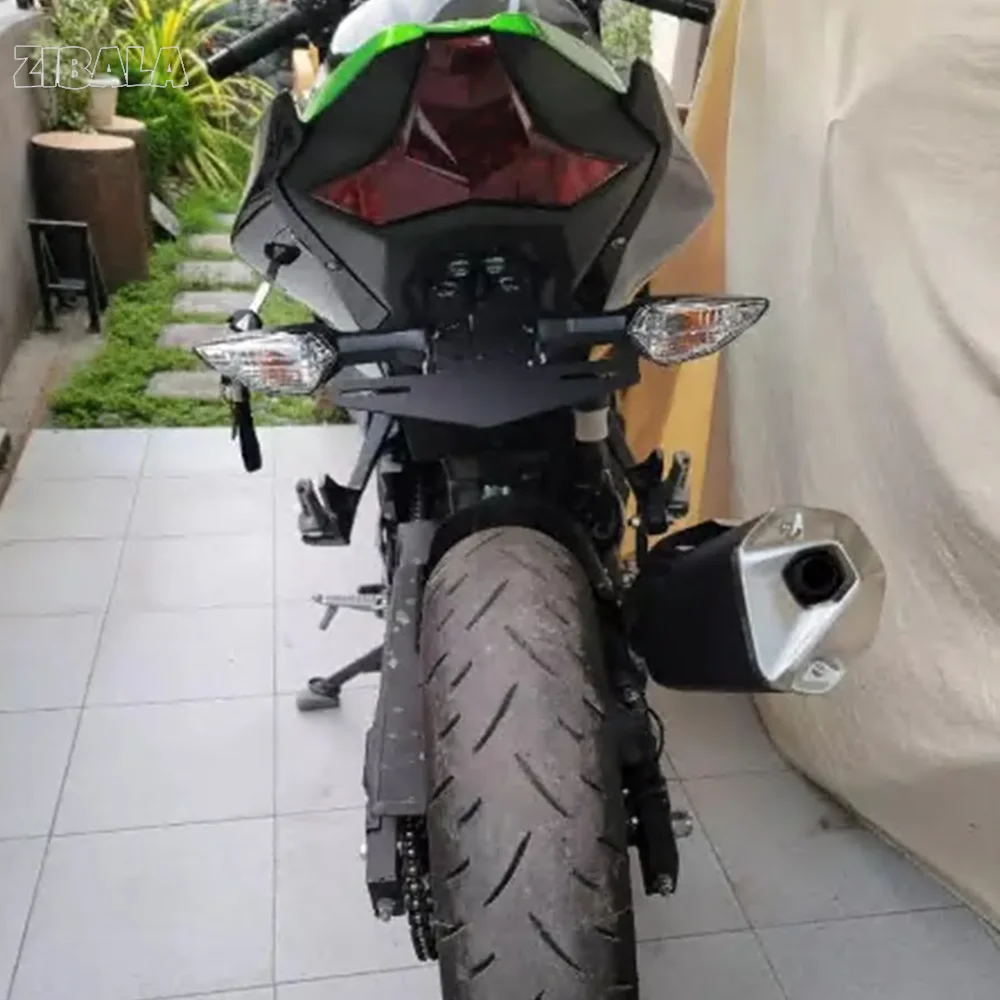 

For Kawasaki Ninja 400/250 Z400 Ninja400 2018-2023 2024 Motorcycle Registration Plate Holder Fender Eliminator License Bracket