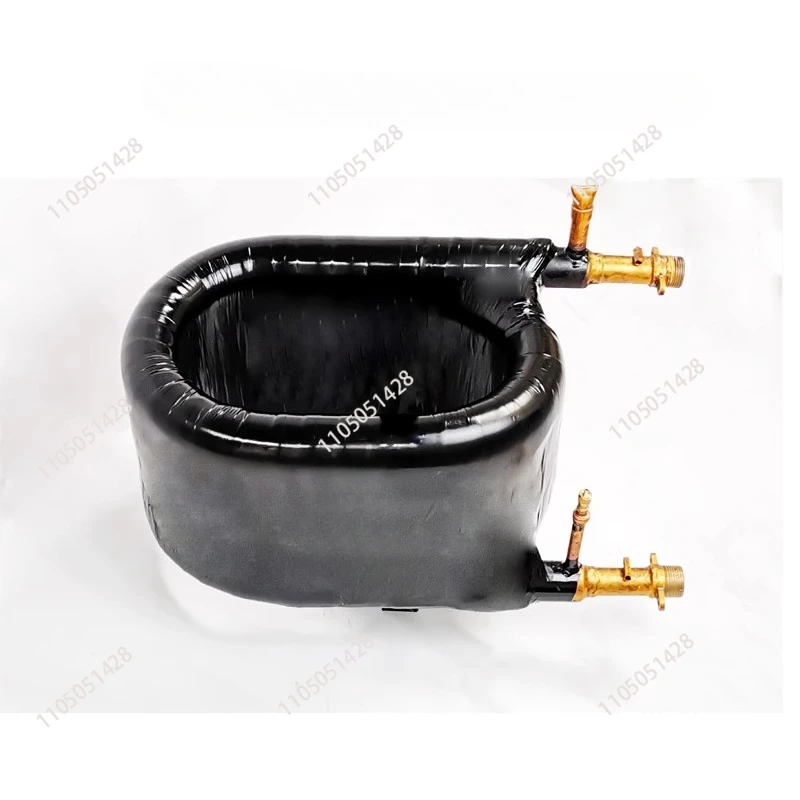 Copper Tube 5HP A Type Coaxial Heat Exchanger Air Conditioning Evaporator Heat Pump Condenser Evaporator Tubular Heat Exchanger