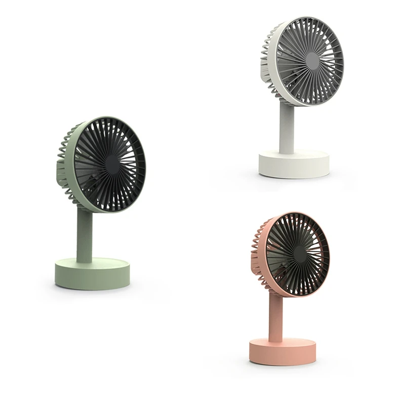 

NEW-USB Handheld Charging Office Desktop Shaking Head Electric Fan Portable Student Dormitory Brushless Silent Small Fan