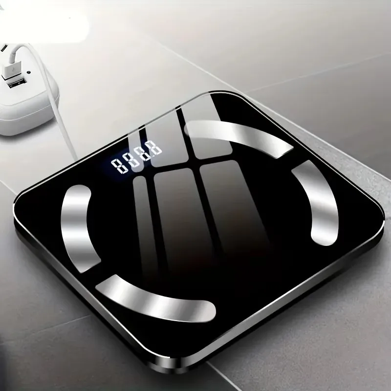 1pc Bluetooth Body Fat Scale - Smart Weight Scale with App Connectivity, Accurate Measurement of Body Weight, Fat Percentage