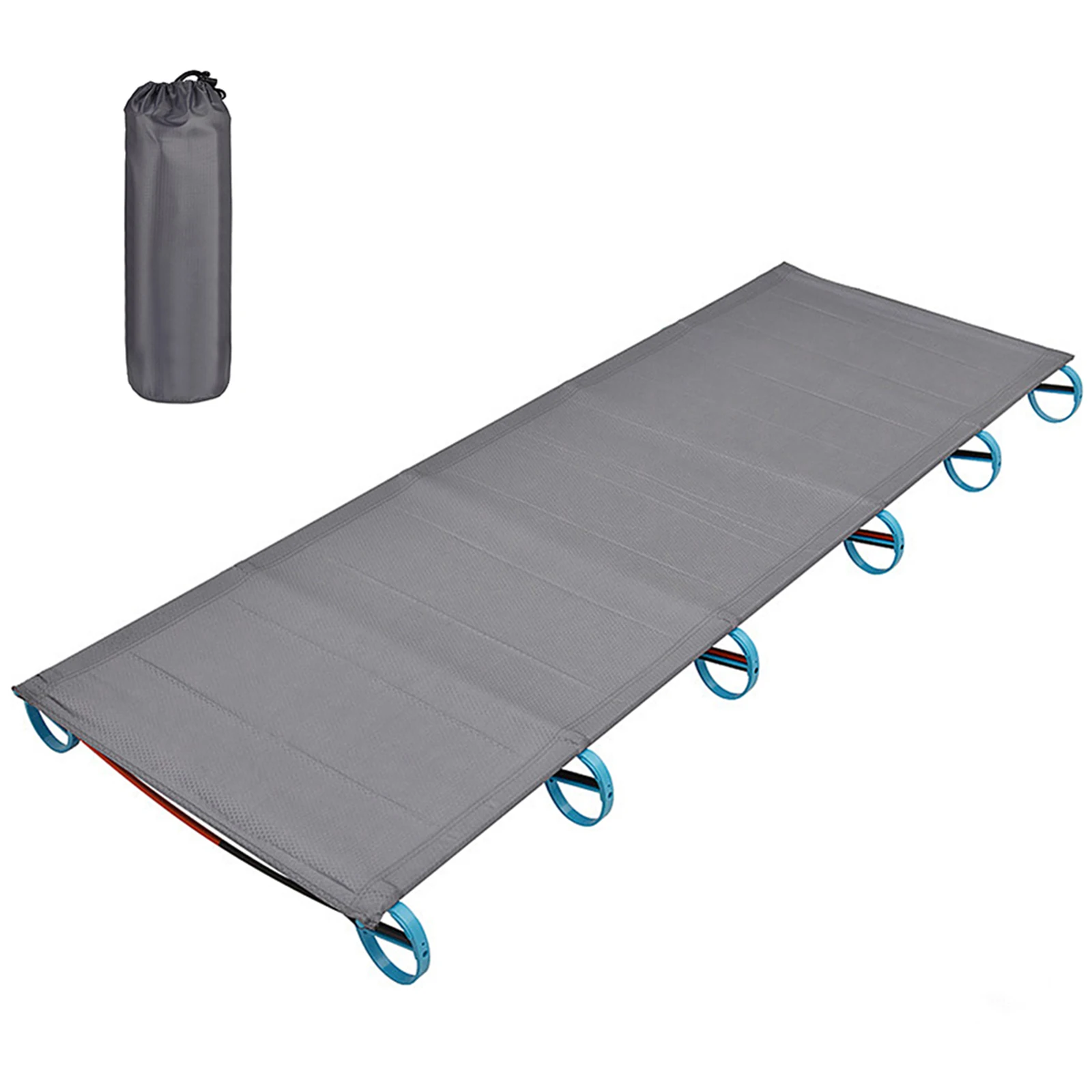 

Camping Bed with Sturdy Aluminum Frame High Quality Oxford Cloth and Elastic Cross Bars Perfect for Outdoor Trips