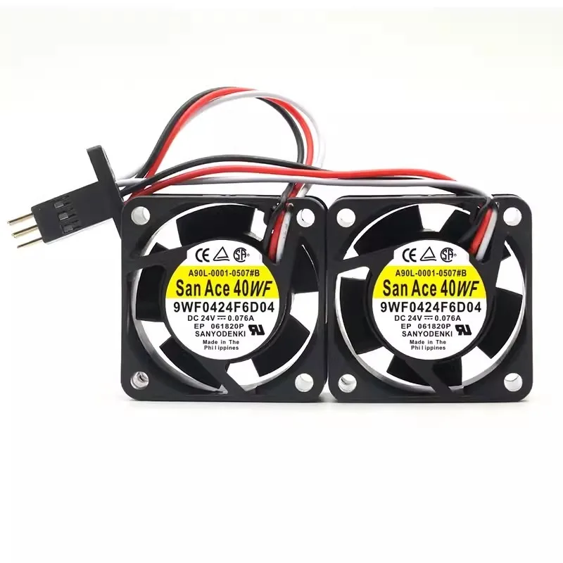 

Новый вентилятор процессора для Sanyo 9WF0424F6D04 A90L-0001-0507 # А/ # B Вентилятор Fanac DC 24 В 0,076 А 4020 40*40*20 мм