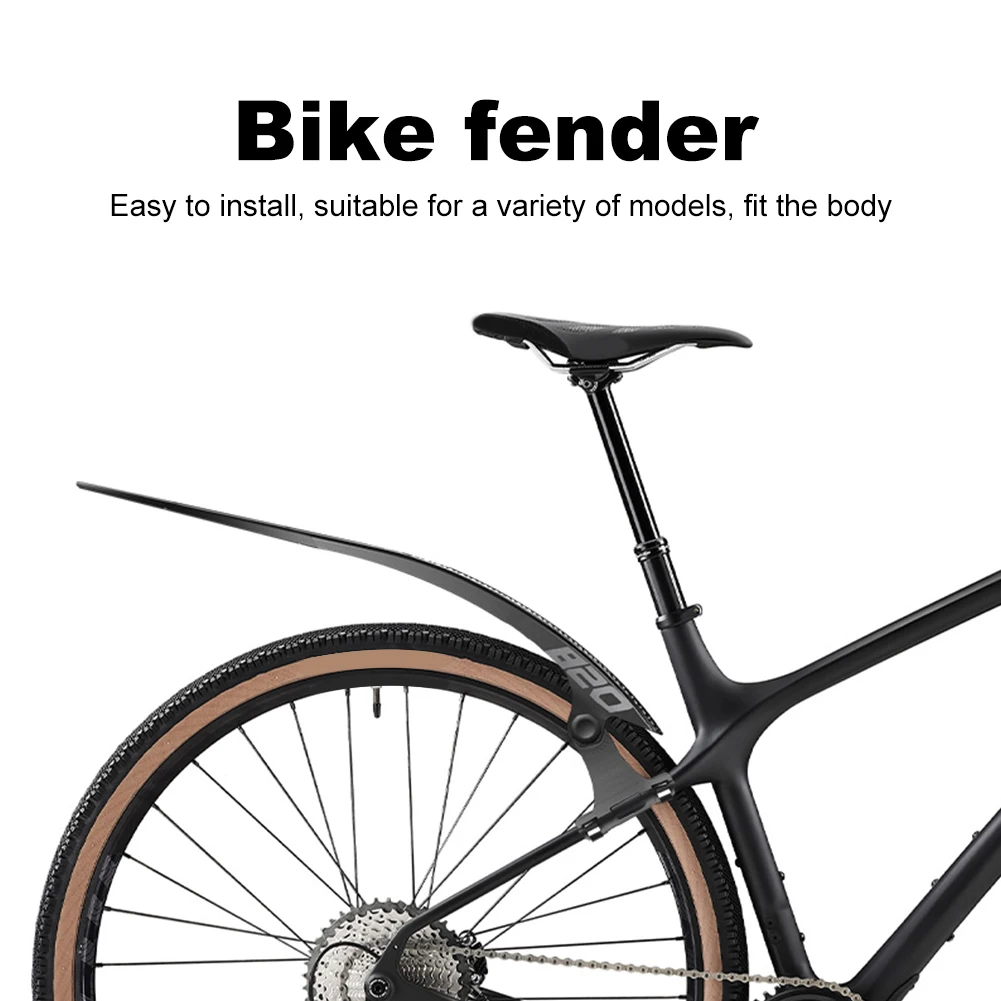

Front Rear Tire Mud Guards Strong Toughness Cycling Mud Flaps Adjustable Front & Rear Mudguard for Front Rear Wheels Below 50mm