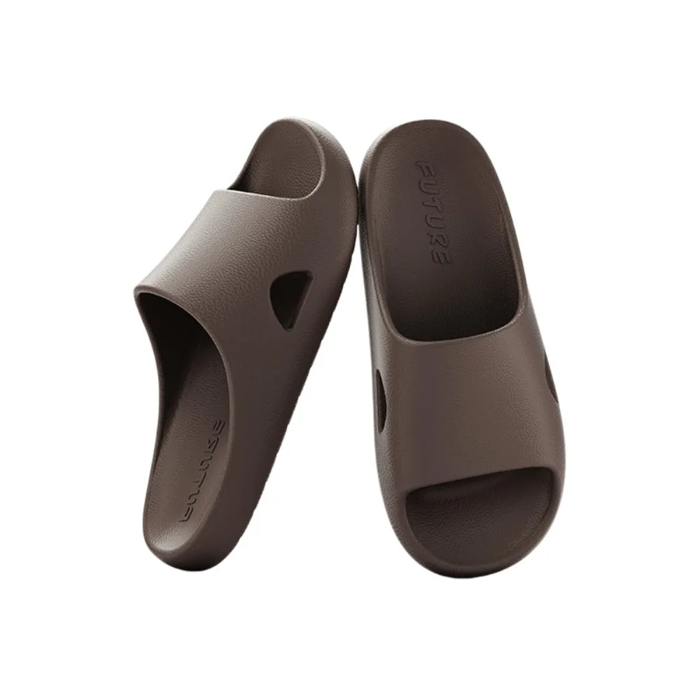 

Fashion Non-Slip Men Flat Bottom Slippers Solid Color Breathable Men Slides Sandals EVA Soft EVA Hollow Out Shoes Bathing