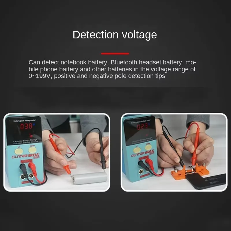 Machine de soudage par points de soudure par points de Micro de soudure 801A + pour la batterie au Lithium de fer