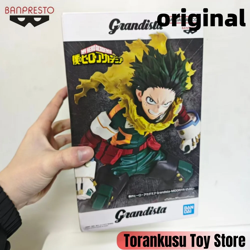 

BANPRESTO My Hero Academia аниме Midoriya Izuku Grandista фигурки модель фигурка оригинальные фигурки украшения игрушки
