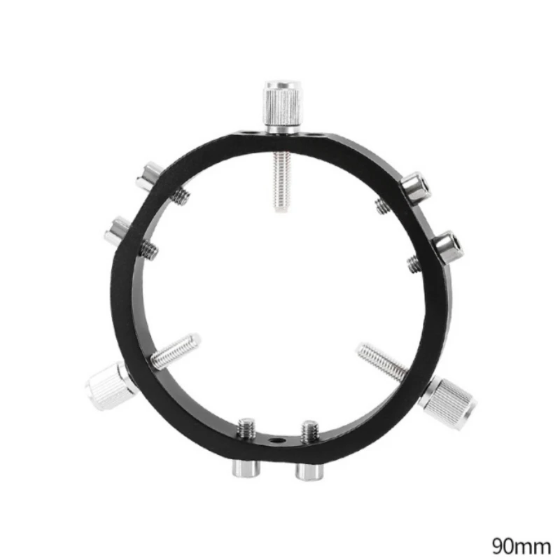 Agnicy 90mm Three-point Photography Fixed Ring Black Color 50-90mm Fixed Arrange Astronomical Telescope Photography Accessories