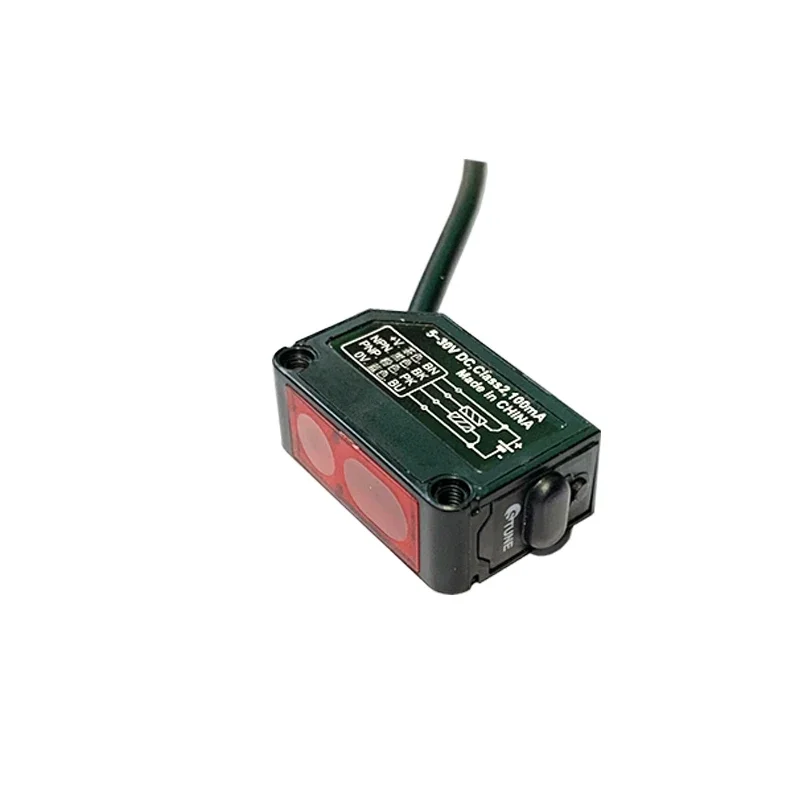 

Small Laser Diffuse Reflection Photoelectric Switch PZ-D41 PZ-D42 Small Size Square Retro-reflective Sensor 5V12V24V