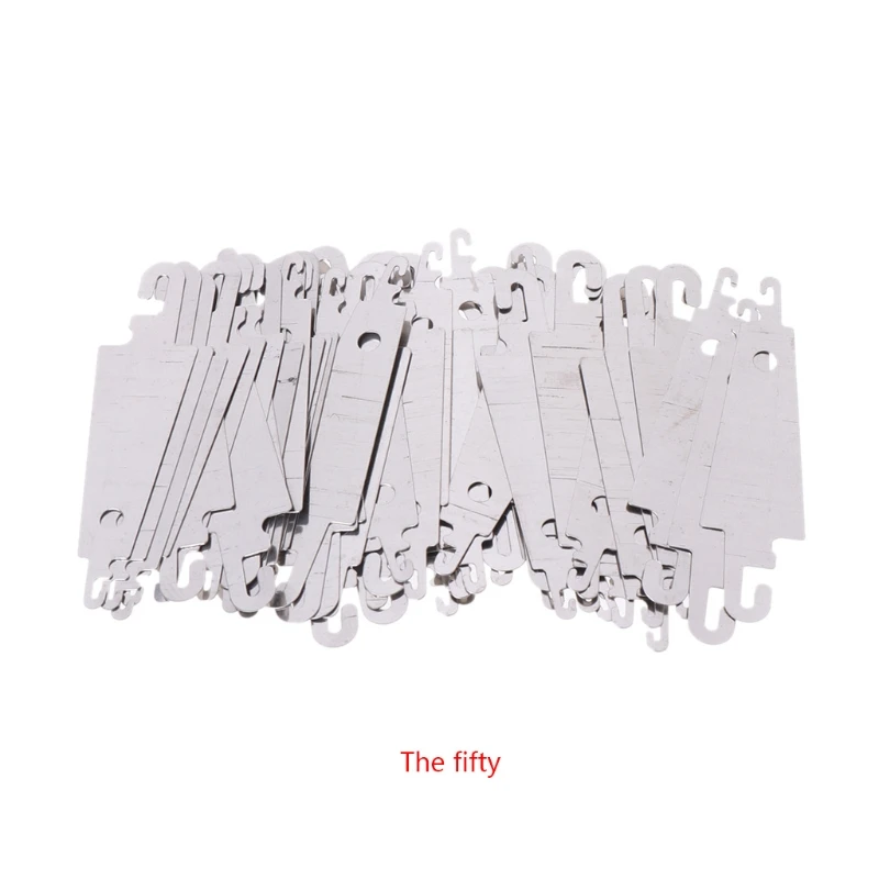 N0HB 50 шт. Портативный домашний инструмент для шитья крестиком, направляющее устройство для заправки нитей