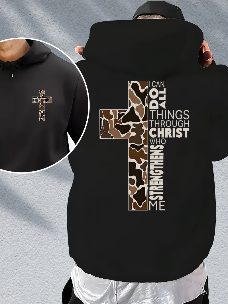 

2025 Autumn and Winter Mens Kangaroo Pocket Hoodies Camouflage High-end Luxury Is for Both Men and Women