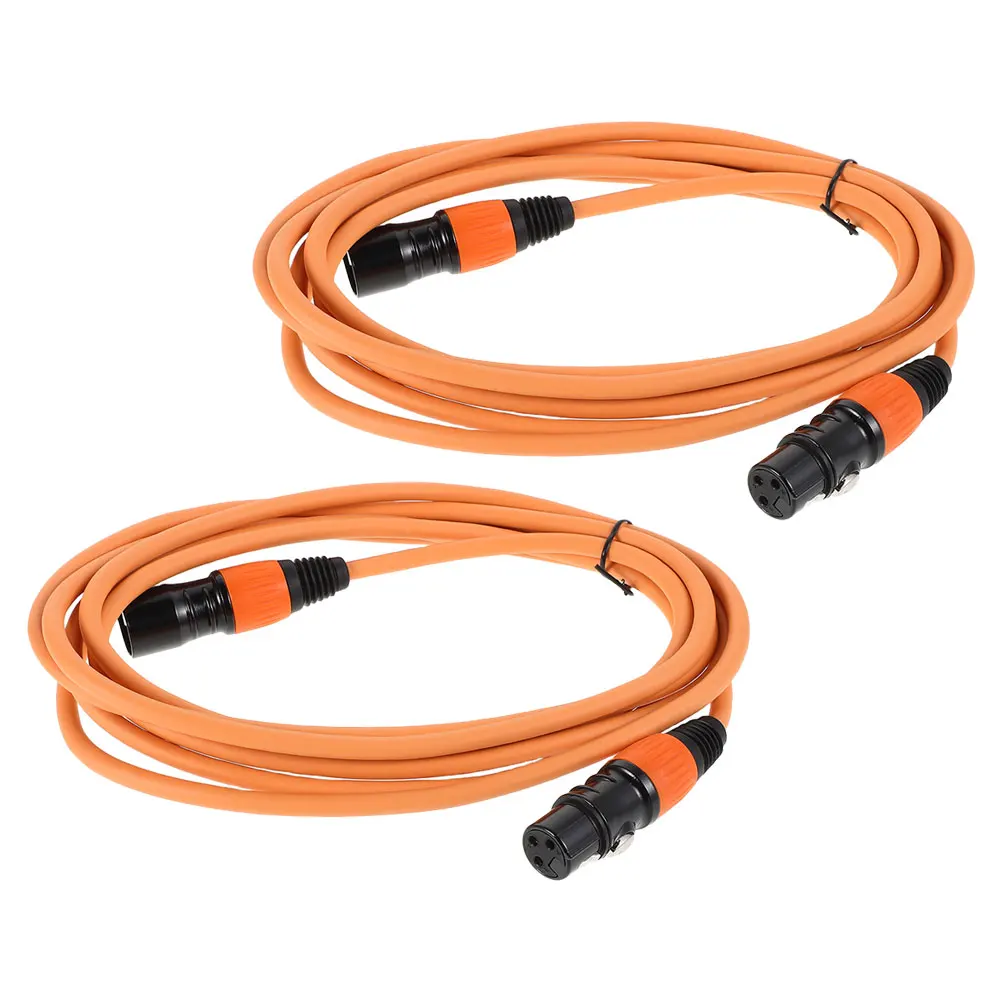 

2 шт. микрофонный консольный кабель Xlr электрический провод низкопрофильный медный удлинитель для передачи данных длинный
