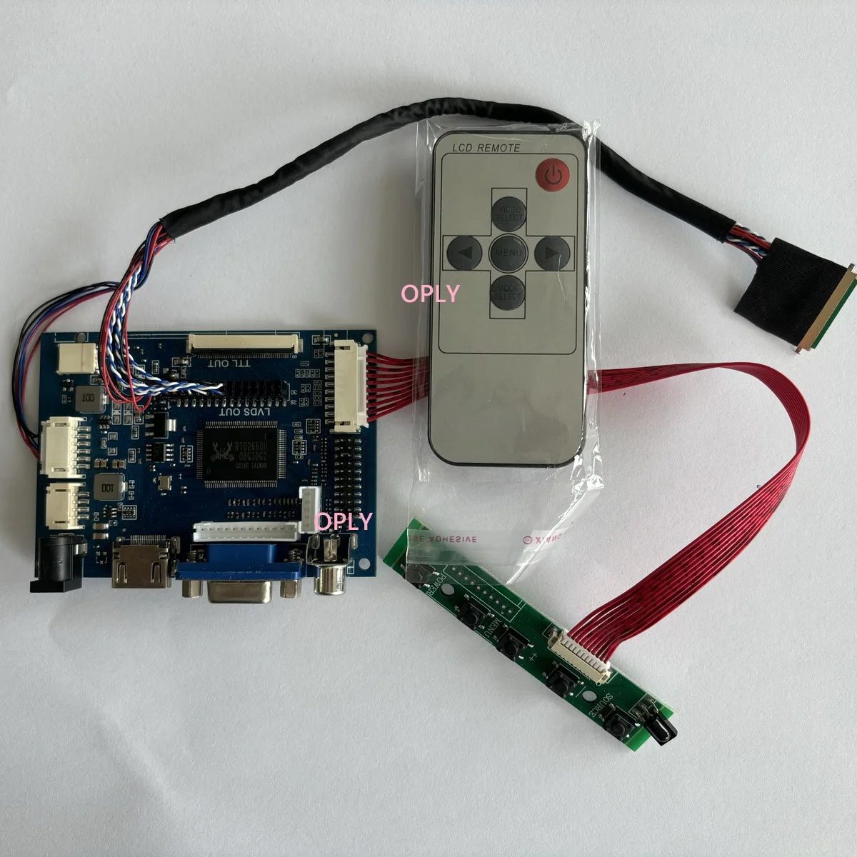 

Комплект для AUO B116XW03 B116XW03 V0 B116XW02 B116XW02 11,6 "1366X768 экран HDMI-совместимый VGA 2AV LVDS плата контроллера ЖК-панель
